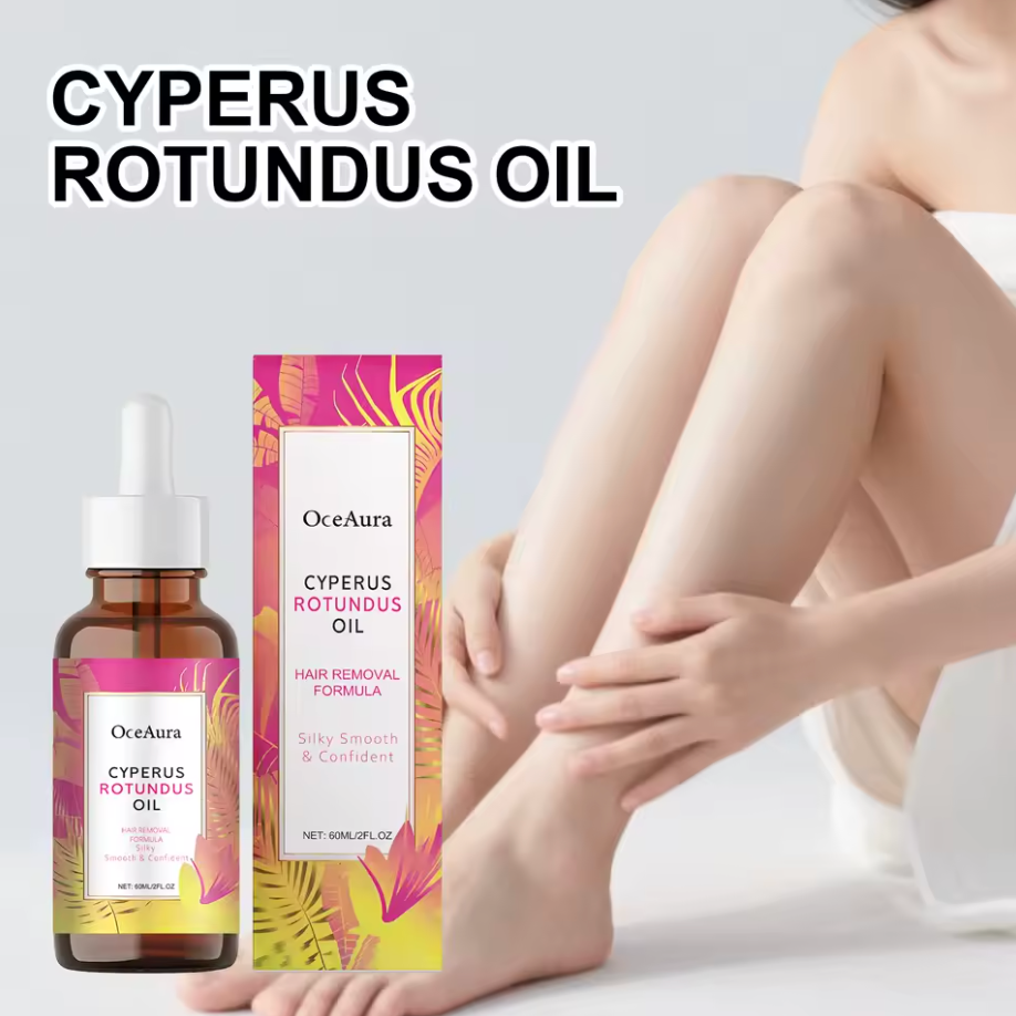 CyperElle Cyperus Rotundus Body Hair Oil – Smooth Skin Serum for Arms, Legs & Underarms